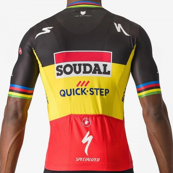 Bekleidung Herren Castelli Soudal Quick-Step 2024 Competizione 3 trikot-Belgian meister Bekleidung Herren Castelli Soudal Quick-Step 2024 Competizione 3 trikot-Belgian meister