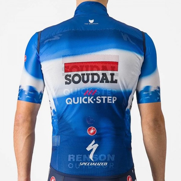 Bekleidung Herren Castelli Soudal Quick-Step 2024 Pro Light Wind weste Bekleidung Herren Castelli Soudal Quick-Step 2024 Pro Light Wind weste