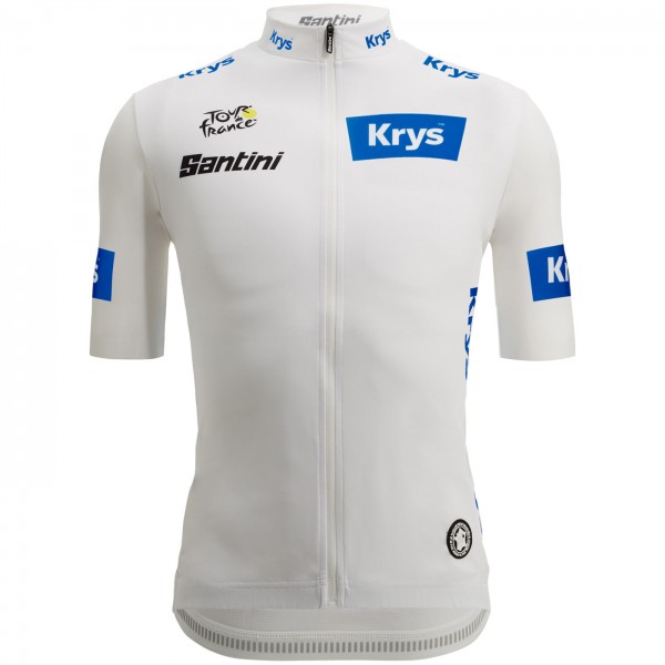 Bekleidung Herren Tour de France 2024 Weiss trikot Fan Line Bekleidung Herren Tour de France 2024 Weiss trikot Fan Line