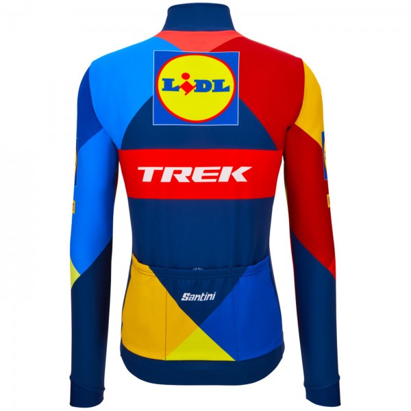 Bekleidung Herren Santini Lidl Trek 2024 langarm trikot Bekleidung Herren Santini Lidl Trek 2024 langarm trikot