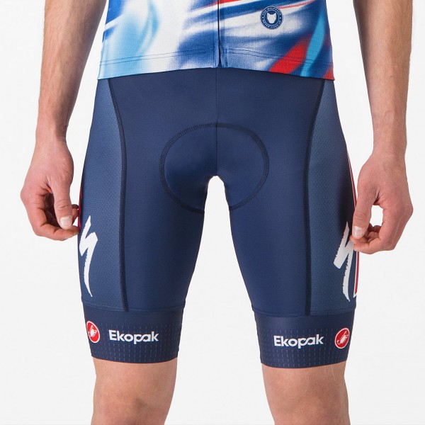Bekleidung Herren Castelli Soudal Quick-Step 2024 Competizione kurz tragerhose
