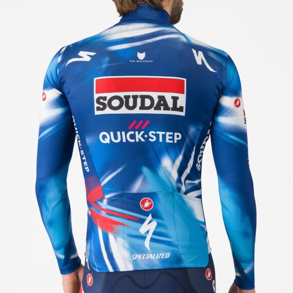 Bekleidung Herren Castelli Soudal Quick-Step 2025 Pro Thermal Mid langarm trikot