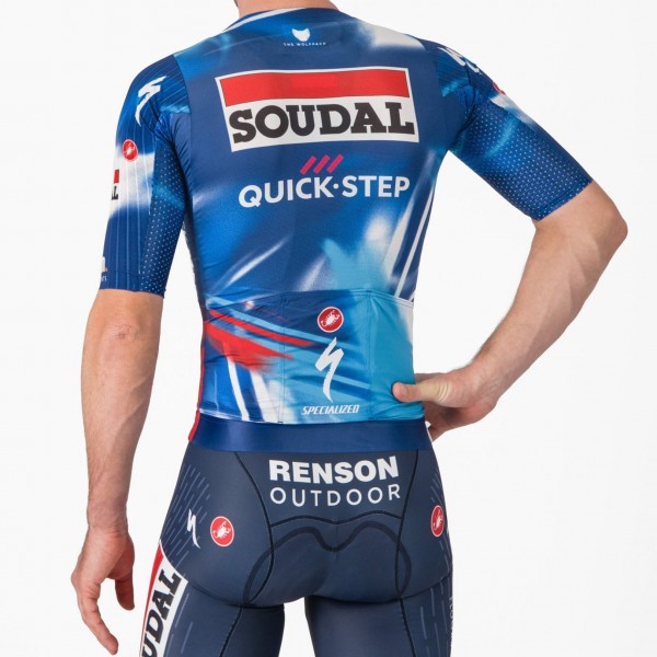 Bekleidung Herren Castelli Soudal Quick-Step 2025 Aero Race 8S trikot