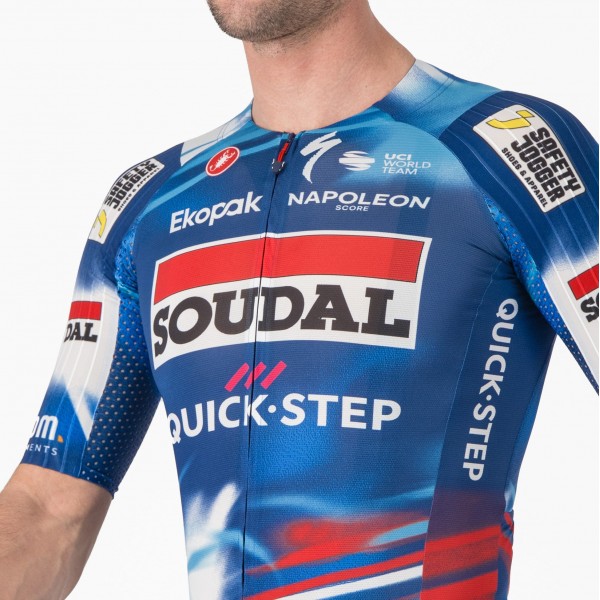 Bekleidung Herren Castelli Soudal Quick-Step 2025 Aero Race 8S trikot