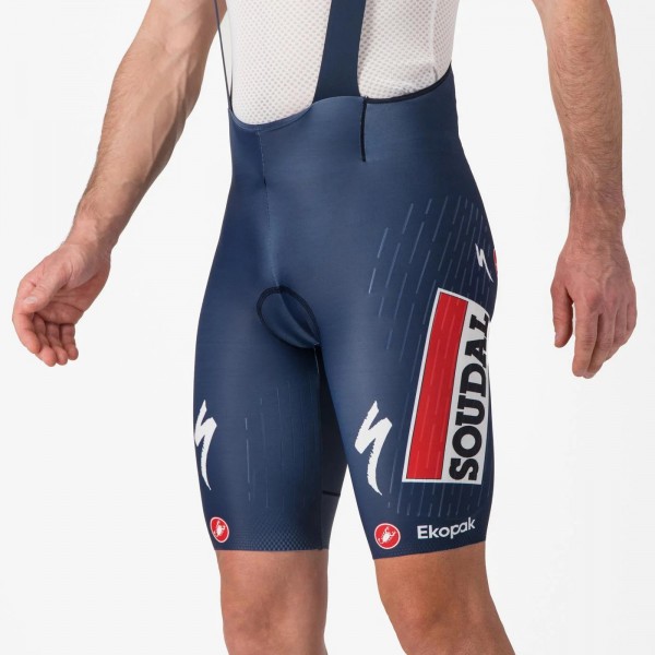 Bekleidung Herren Castelli Soudal Quick-Step 2025 Free Aero Race S tragerhose