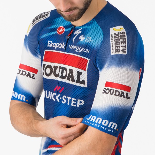 Bekleidung Herren Castelli Soudal Quick-Step 2025 Climber's A/C trikot