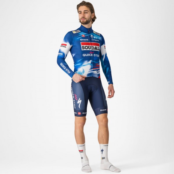 Bekleidung Herren Castelli Soudal Quick-Step 2025 Pro Thermal Mid langarm trikot