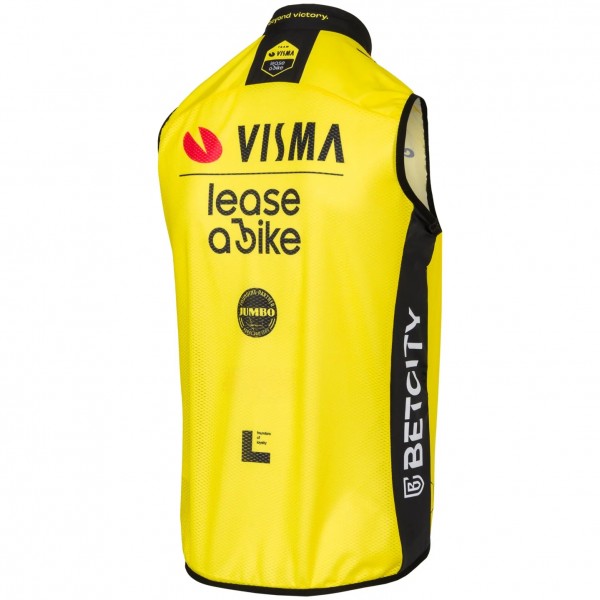 Bekleidung Herren Team Visma Lease a bike 2025 Wind weste
