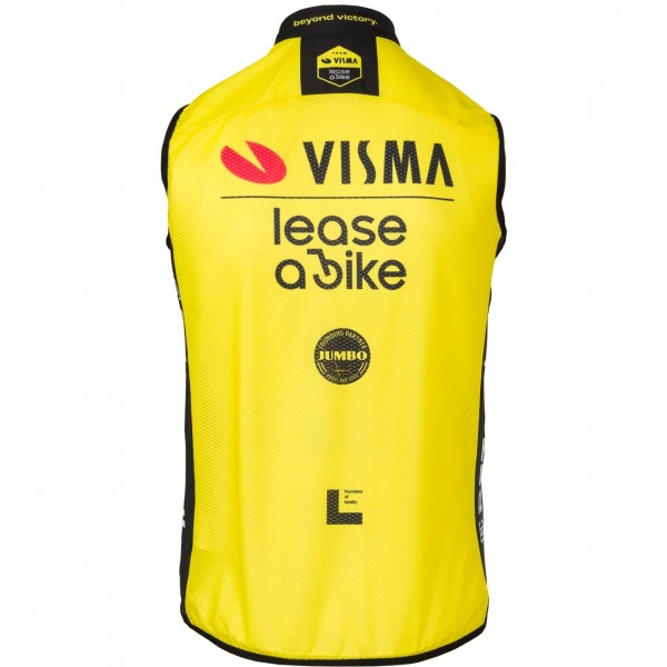 Bekleidung Herren Team Visma Lease a bike 2025 Wind weste