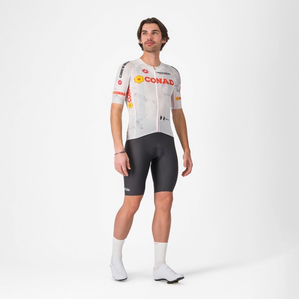 Bekleidung Herren Weiße Trikot Giro d'Italia 2025 Race 8S