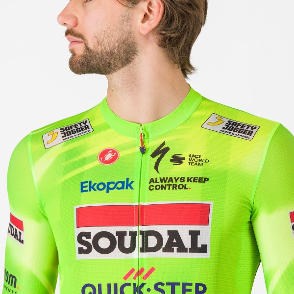 Bekleidung Herren Castelli Soudal Quick-Step 2025 Competizione 3 trikot-Visibility 25