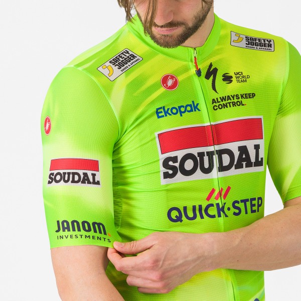 Bekleidung Herren Castelli Soudal Quick-Step 2025 Competizione 3 trikot-Visibility 25