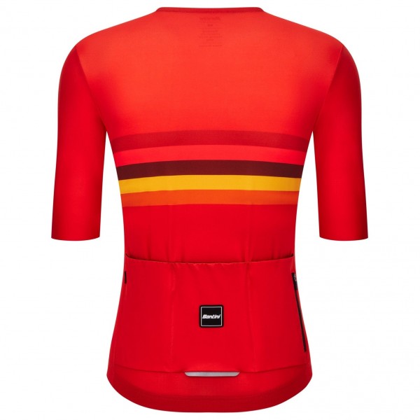 Bekleidung Herren Santini UCI Weltmeister 2025 trikot-Spanien