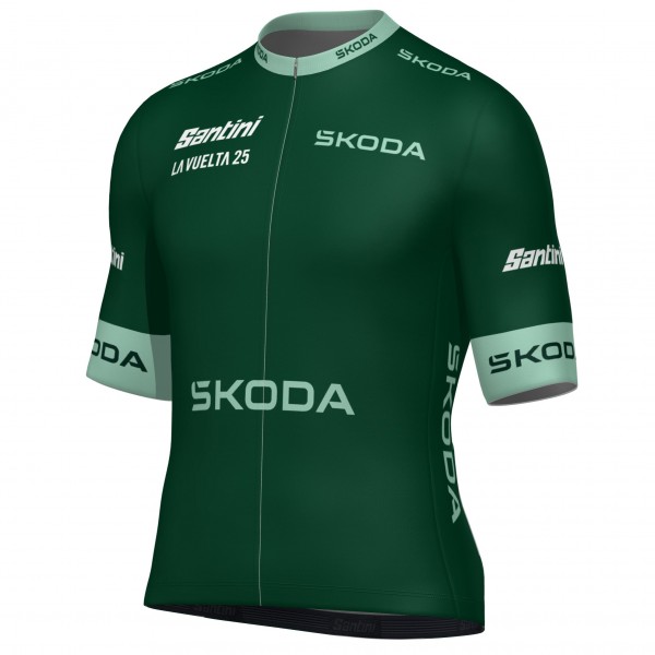 Bekleidung Herren Santini Vuelta Espana 2025 grun trikot