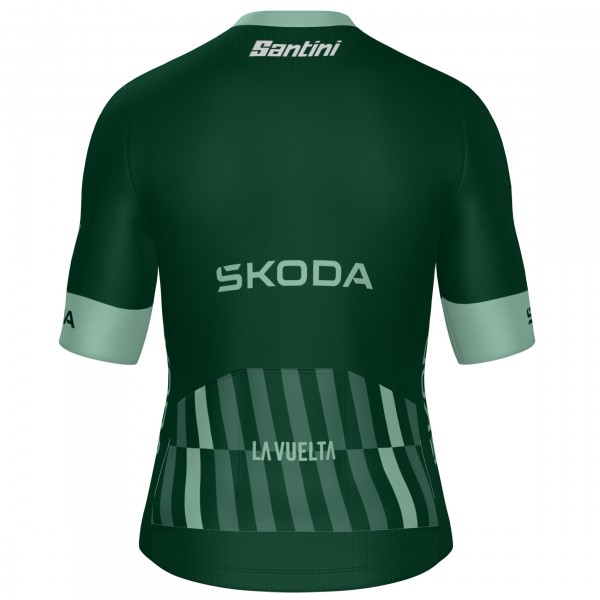 Bekleidung Herren Santini Vuelta Espana 2025 grun trikot