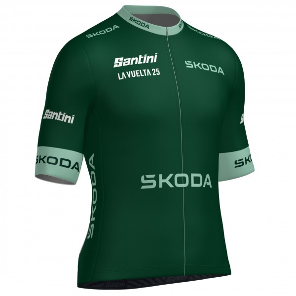 Bekleidung Herren Santini Vuelta Espana 2025 grun trikot