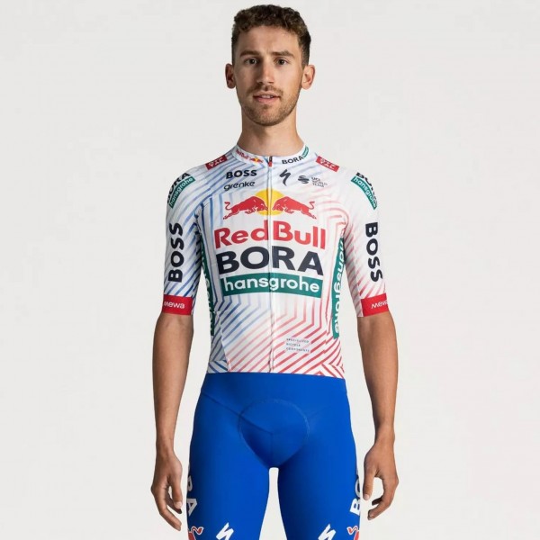Bekleidung Herren Specialized Red Bull Bora-Hansgrohe 2025 Race trikot-Tdf
