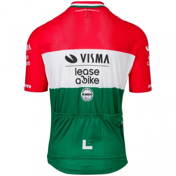 Bekleidung Herren Team Visma Lease a bike 2025 trikot-Ungarischen Meister