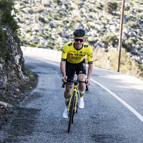 Bekleidung Herren Team Visma Lease a bike 2025 trikot