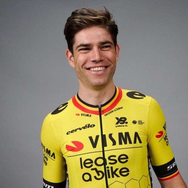 Bekleidung Herren Team Visma Lease a bike 2025 trikot-Wout Van Aert