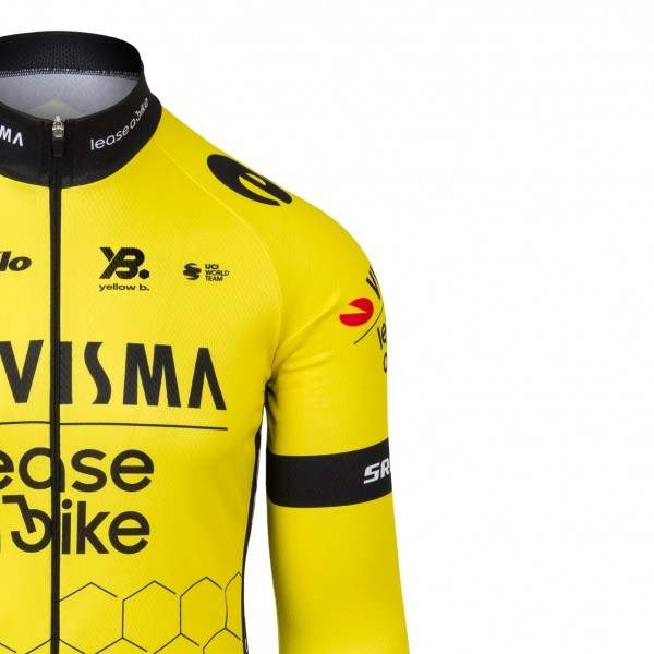 Bekleidung Herren Team Visma Lease a bike 2025 langarm trikot