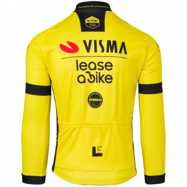 Bekleidung Herren Team Visma Lease a bike 2025 langarm trikot