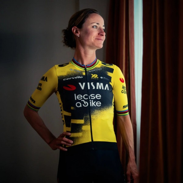 Bekleidung Damen Team Visma Lease a bike 2025 The Wingbeat frau trikot