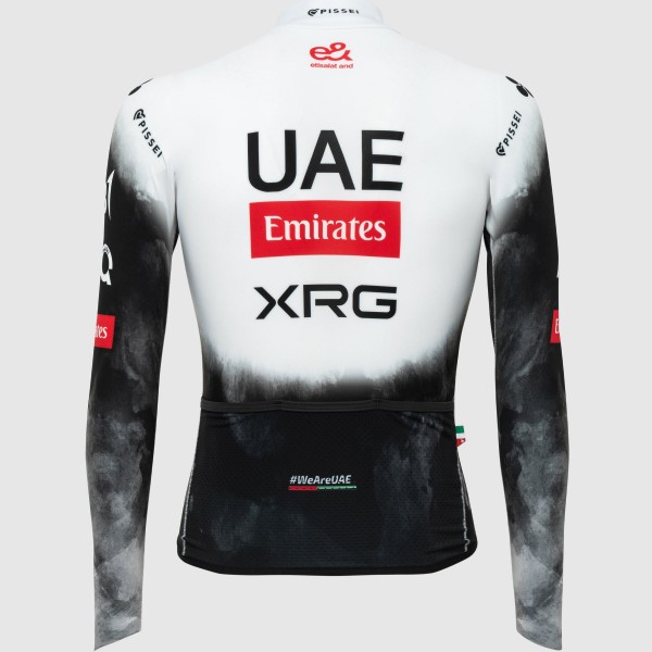 Bekleidung Herren UAE Team Emirates 2025 Primapelle Pissei langarmtrikot