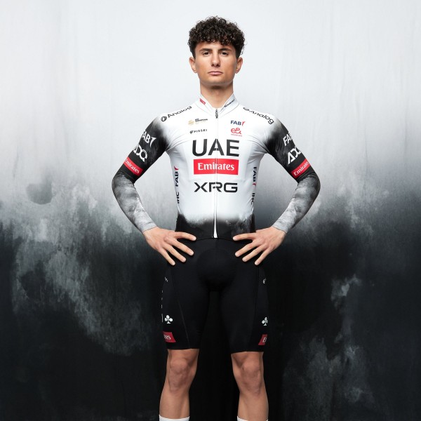Bekleidung Herren UAE Team Emirates 2025 Primapelle Pissei langarmtrikot