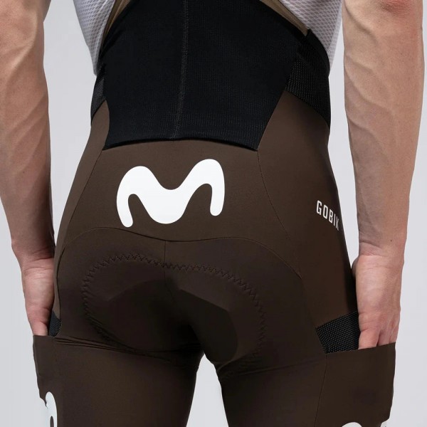 Bekleidung Herren Gobik Movistar Team Gravel Squad 2025 Grit 2.0 trägerhose