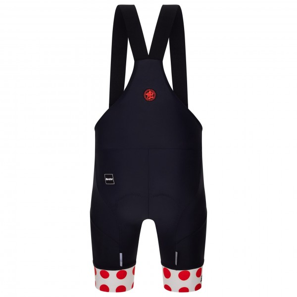 Bekleidung Herren Santini Pois Tour de France tragerhose 2025