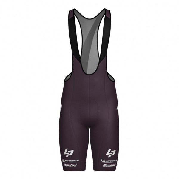 Bekleidung Herren Team Lapierre 2025 Santini tragerhose-Bordeaux