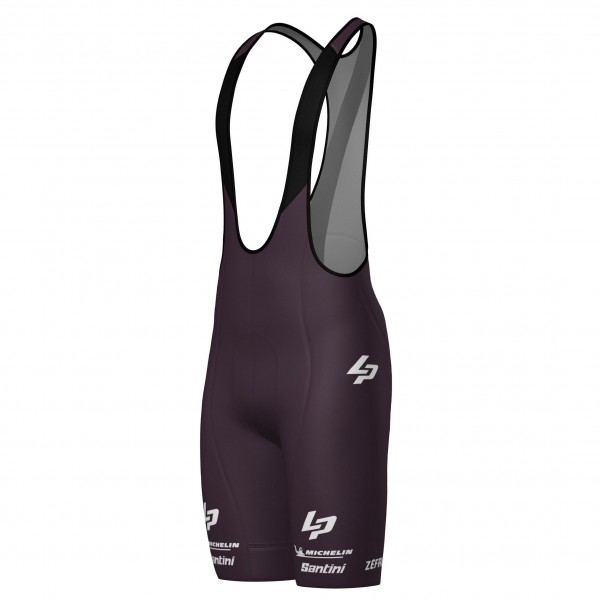 Bekleidung Herren Team Lapierre 2025 Santini tragerhose-Bordeaux