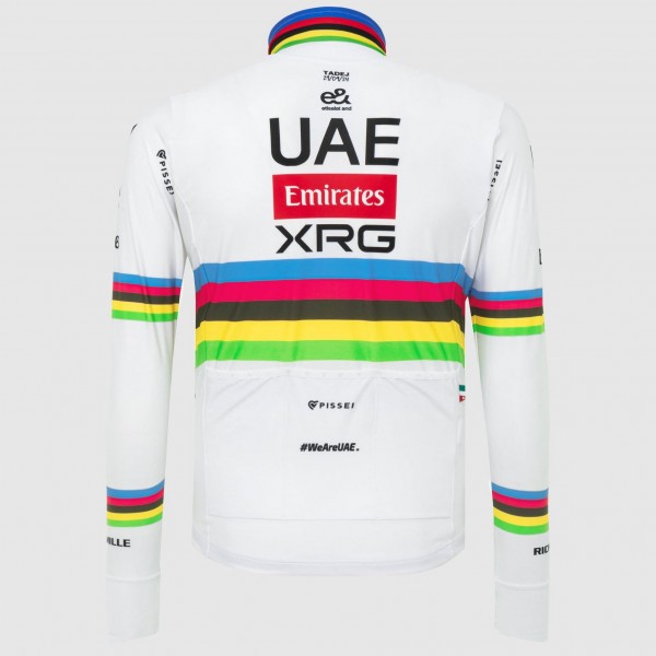 Bekleidung Herren UAE Team Emirates 2025 Pissei langarmtrikot-Tadej Pogacar