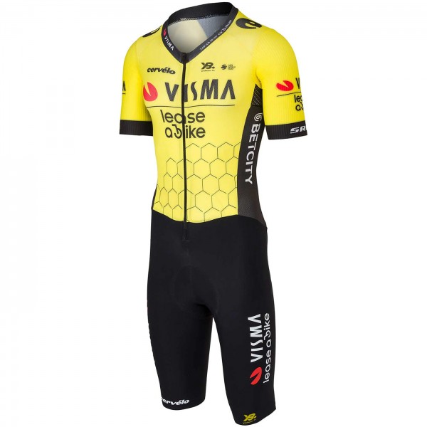 Bekleidung Herren Team Visma Lease a bike 2025 Premium skinsuit