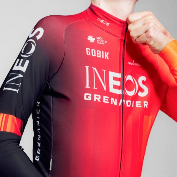 Bekleidung Herren Gobik Ineos Grenadiers 2025 Hyder langarm trikot