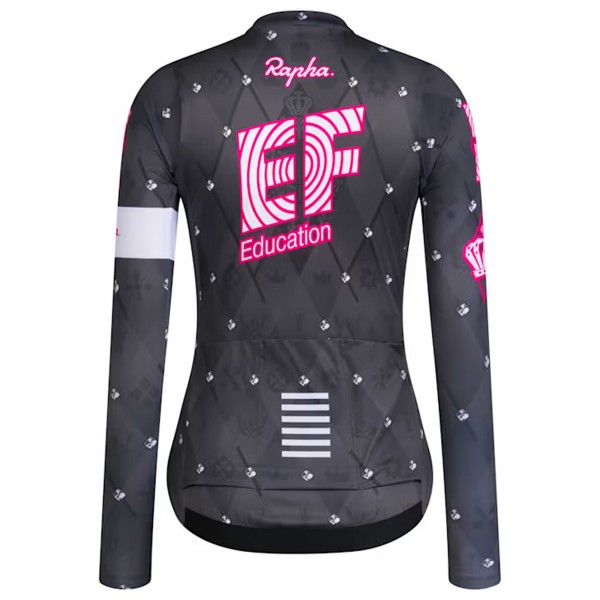Bekleidung Damen Rapha EF Education EasyPost langarm frau trikot 2025