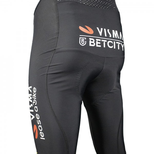 Bekleidung Herren Team Visma Lease a bike 2025 Premium lange tragerhose