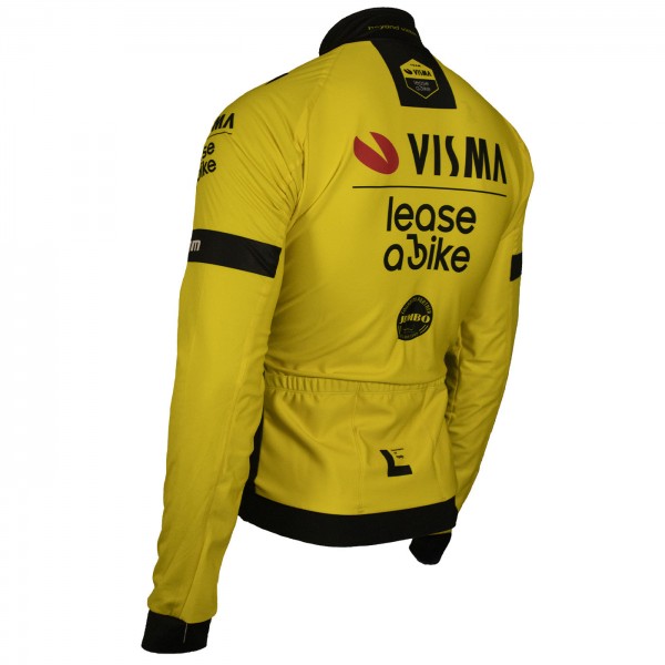 Bekleidung Herren Team Visma Lease a bike 2025 Premiun Polartec jacke