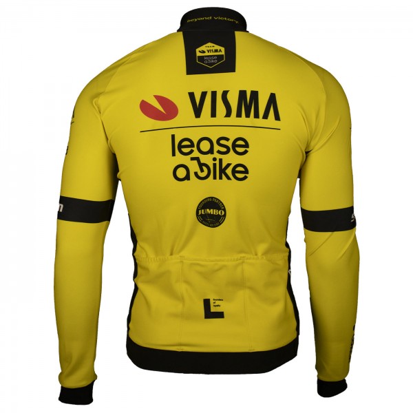 Bekleidung Herren Team Visma Lease a bike 2025 Premium langarm trikot