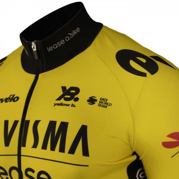 Bekleidung Herren Team Visma Lease a bike 2025 Premium langarm trikot