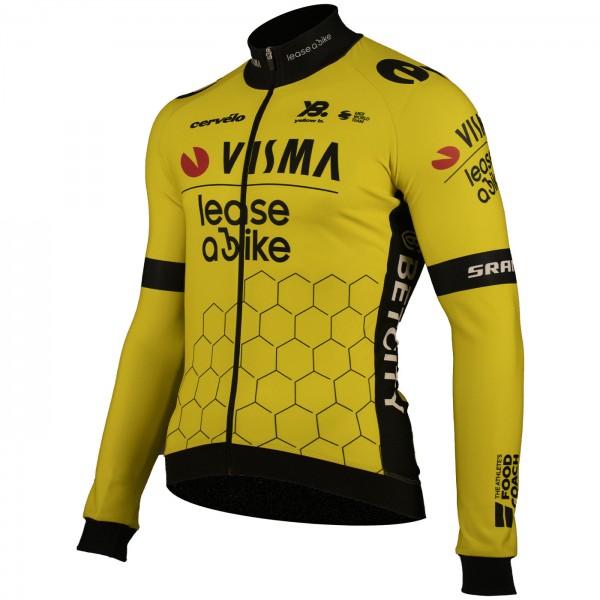 Bekleidung Herren Team Visma Lease a bike 2025 Premium langarm trikot