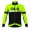 2016 ALE TIRRENO Radtrikot Langarm-Schwarz GELB FLUO CQHP353