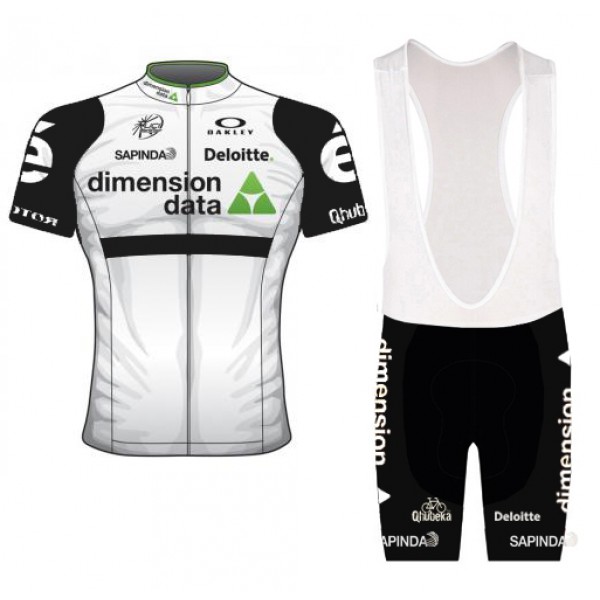 2016 Dimension Data Fahrradbekleidung Satz Fahrradtrikot Kurzarm Trikot und Kurz Trägerhose ERPE221