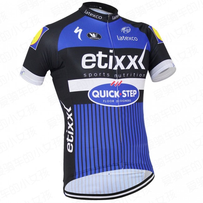 2016 QUICK STEP Pro Radtrikot Kurzarm Blau ZJQR156 2016 QUICK STEP Pro Radtrikot Kurzarm Blau ZJQR156