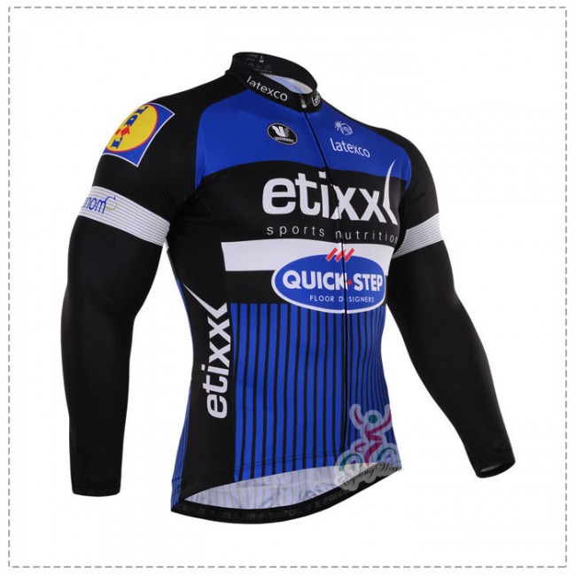 2016 ETIXX-QUICK STEP Fahrradtrikot Langarm ZZJX586 2016 ETIXX-QUICK STEP Fahrradtrikot Langarm ZZJX586