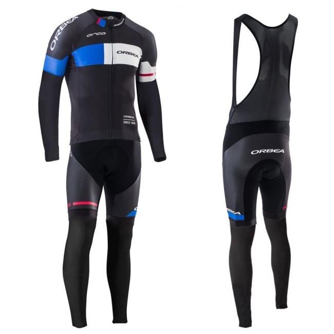 2016 Orbea Team Pro Schwarz-Blau Fahrradbekleidung Satz Radtrikot Langarm+Lang Trägerhose YGLT517 2016 Orbea Team Pro Schwarz-Blau Fahrradbekleidung Satz Radtrikot Langarm+Lang Trägerhose YGLT517
