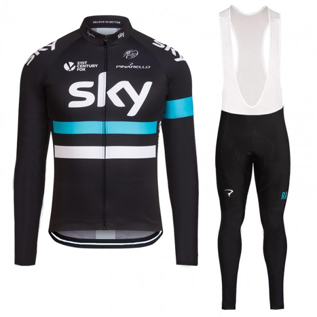 2016 Sky Fahrradbekleidung Radtrikot Satz Langarm und Lange Trägerhose TAQO137 2016 Sky Fahrradbekleidung Radtrikot Satz Langarm und Lange Trägerhose TAQO137