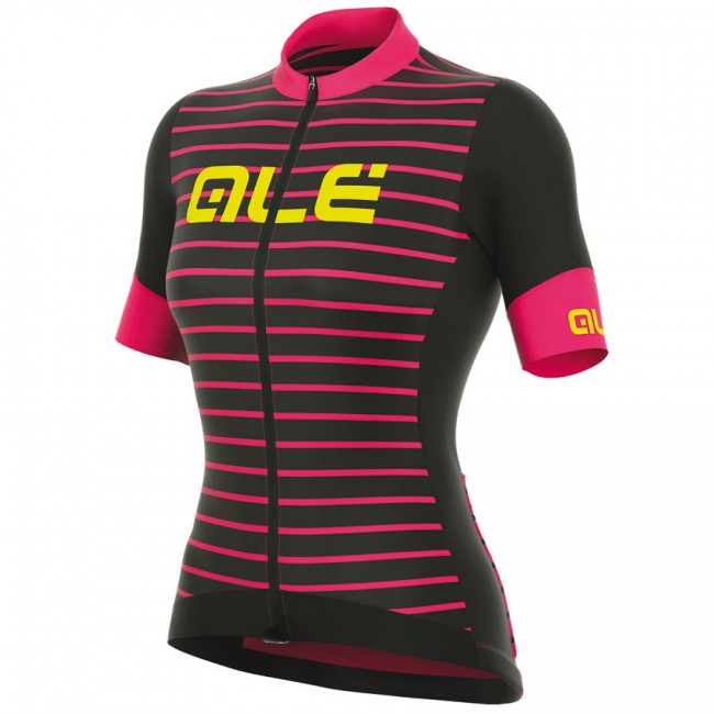 2017 Damen Ale R-EV1 Marina Radtrikot Kurzarm Schwarz Pink 204HXVS 2017 Damen Ale R-EV1 Marina Radtrikot Kurzarm Schwarz Pink 204HXVS