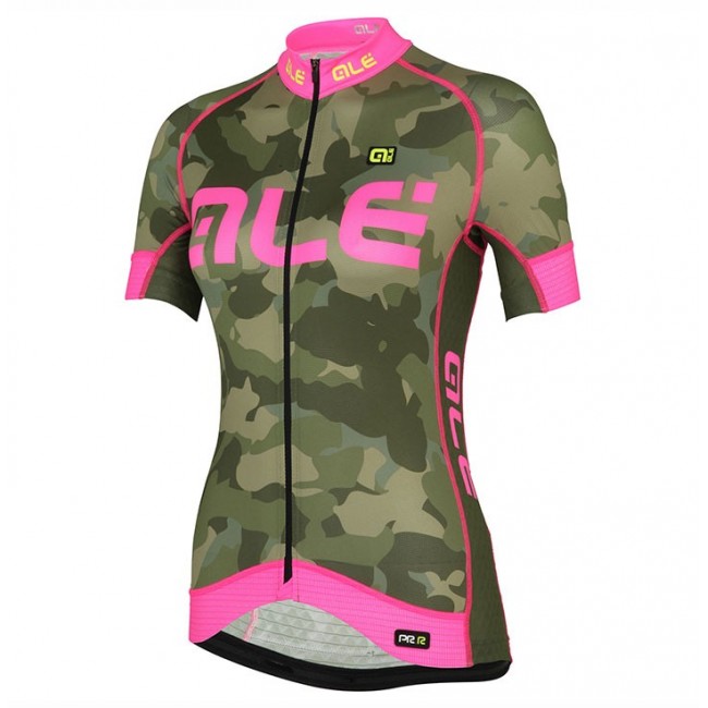 2017 Damen Ale Graphics PRR Camo Grün-Rose Radtrikot Kurzarm 232VRUV 2017 Damen Ale Graphics PRR Camo Grün-Rose Radtrikot Kurzarm 232VRUV